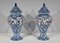 Early 20th Century Delft Earthenware Vases, 1890s, Set of 2 24
