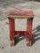 Tavolini ad incastro laccati rossi, anni '20, set di 3, Immagine 4