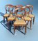 Viktorianische Esszimmerstühle aus Mahagoni mit Ballon-Rückenlehne, 6 . Set 4