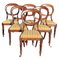 Victorian Mahogany Balloon Back Dining Chairs, Set of 6 12