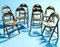 Bentwood Folding Cafe Chairs, Set of 8, Image 2