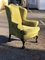 Antique Armchair with Carved Mahogany Legs 7
