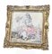 Antique Embroidery or Tapestry with Gilt Frame, Image 1