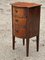 Small Antique Mahogany Bow Front Chest of Drawers 10