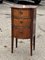 Small Antique Mahogany Bow Front Chest of Drawers 6