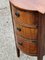Small Antique Mahogany Bow Front Chest of Drawers 5
