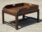 Antique Mahogany Campaign Lift Off Tray on Stand 2