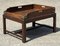 Antique Mahogany Campaign Lift Off Tray on Stand, Image 2