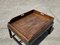 Antique Mahogany Campaign Lift Off Tray on Stand, Image 12