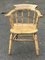 Antique Oak Smokers Bow Fireside Armchair 4