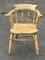 Antique Oak Smokers Bow Fireside Armchair, Image 4