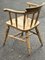 Antique Oak Smokers Bow Fireside Armchair, Image 5