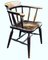 Antique Oak Smokers Bow Fireside Chair, Image 1