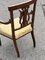 Sheraton Inlaid Mahogany Armchair 4