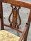 Sheraton Sessel aus Mahagoni mit Intarsien 11