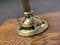 Brass Corinthian Column Standard Lamp and Matching Table Lamp, Set of 2 5