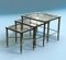 Brass Nesting Tables, Set of 3, Image 1