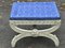 Country House Stool in Carved Frame 11