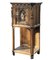 Drinks Cabinet in Oak with Fine Carved Figures of Knights & Maiden 1