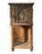 Drinks Cabinet in Oak with Fine Carved Figures of Knights & Maiden, Image 4