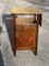 Edwardian Bedside Cabinet in Mahogany with Fold Out Flaps 3
