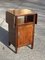 Edwardian Bedside Cabinet in Mahogany with Fold Out Flaps 2