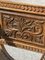 Sedia edoardiana in quercia intagliata, con decorazione di teste di leone intagliate, Immagine 4