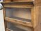 Edwardian Light Oak Sectional Bookcase with Drawer to Base 5