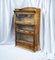 Edwardian Light Oak Sectional Bookcase with Drawer to Base 3