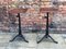 Edwardian Metal Industrial Machinists Tables, Set of 2 1