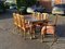 Edwardian Oak Table and Chairs, Set of 9 13