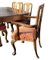 Edwardian Oak Table and Chairs, Set of 9 2