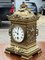 French Gold Colour Brass Clock, Image 2