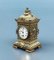 French Gold Colour Brass Clock, Image 1