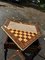 Games Table with Inlaid Chess Top and Opening Card Playing Area. 3
