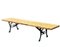 Garden Bench. Cast Iron Ends, Pine Seating Area., Image 1