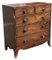 Georgian Mahogany Bow Front Chest of Drawers 1