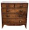 Georgian Mahogany Bow Front Chest of Drawers 2
