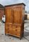 Georgian Mahogany Chest of Drawers with Wardrobe Hanging Cupboard Above, Image 2