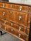 Georgian Walnut Fronted Chest of Drawers with Brass Handles, Image 3