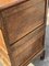 Georgian Walnut Fronted Chest of Drawers with Brass Handles, Image 9