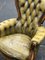 Vintage Green Leather Armchair 6