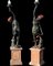 Large Bronze Statues on Bases, Set of 2 3