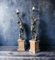 Grandes Statues en Bronze sur Socles, Set de 2 2