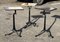 Industrial Edwardian Metal Cast Iron & Wood Machinists Tables, Set of 3 12
