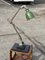 Industrielle Werkstatt-Winkel Poise Lampe mit grünem Emaille-Schirm 2
