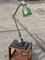 Industrial Workshop Angle Poise Lamp with Green Enamel Shade 5
