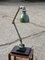 Industrielle Werkstatt-Winkel Poise Lampe mit grünem Emaille-Schirm 9