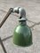 Industrial Workshop Angle Poise Lamp with Green Enamel Shade 8