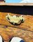 Tavolino Jacobean in quercia con maniglie in ottone, Immagine 5